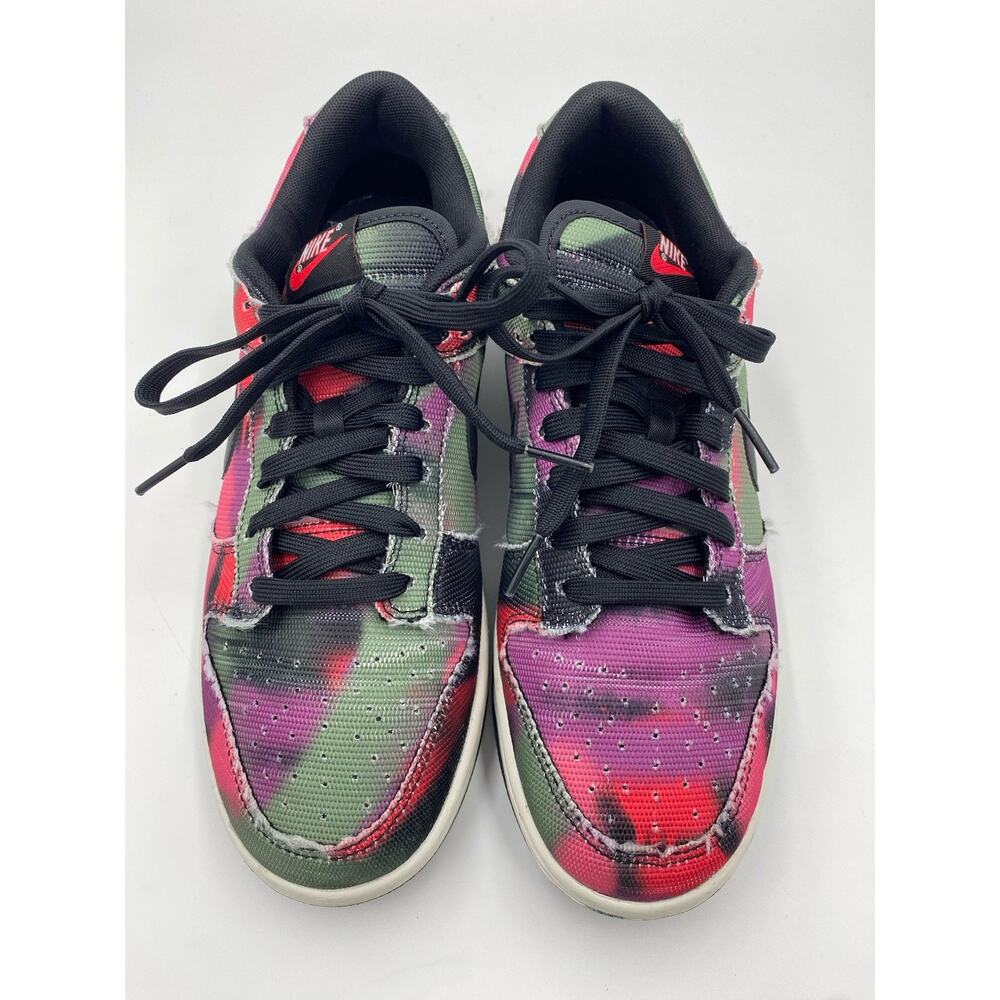 Nike Dunk Low “Graffiti” Black/Summit White-Red Orbit-Black DM0108-002 Size 9 - Picture 2 of 11